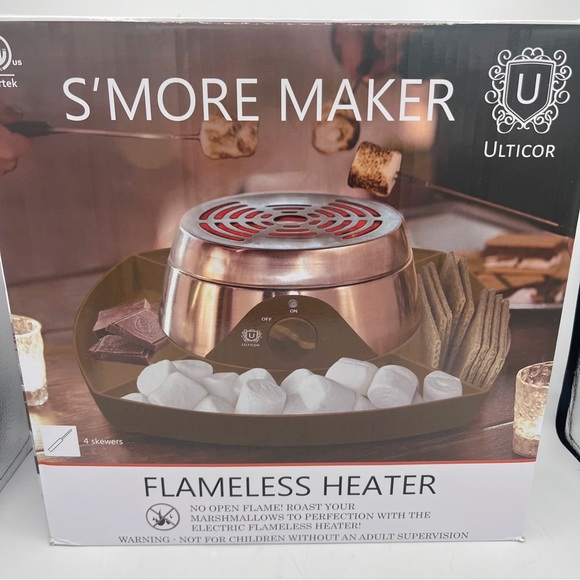 ULTICOR Electric Flameless Stainless Steel Marshmallow S'mores Maker - Picture 10 of 10